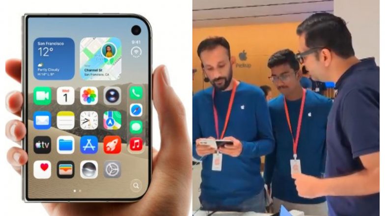 Entertainment News | Apple IPhone Duo Goes on Sale in India; Delhi Buyers Queue Up at Saket Store