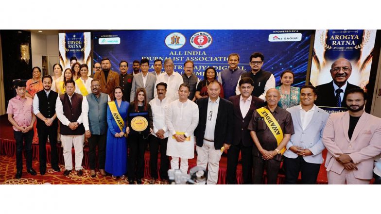 Business News | Achievers from Various Fields Honoured at State-Level Awards Ceremony – 2026
