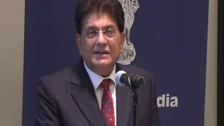 Business News | Piyush Goyal Urges Indian Diaspora in Germany to Mentor Youth, Contribute to Viksit Bharat 2047