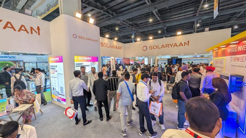 Business News | Solaryaan Showcases Hybrid Inverters and Battery Storage Solutions for Homes, Businesses and Industry at REI Expo 2026
