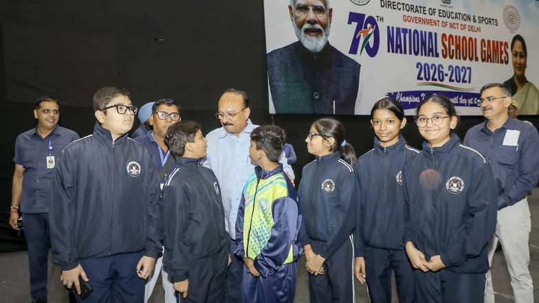 Sports News | Delhi Sports Minister Ashish Sood Inaugurates 70th National School Games