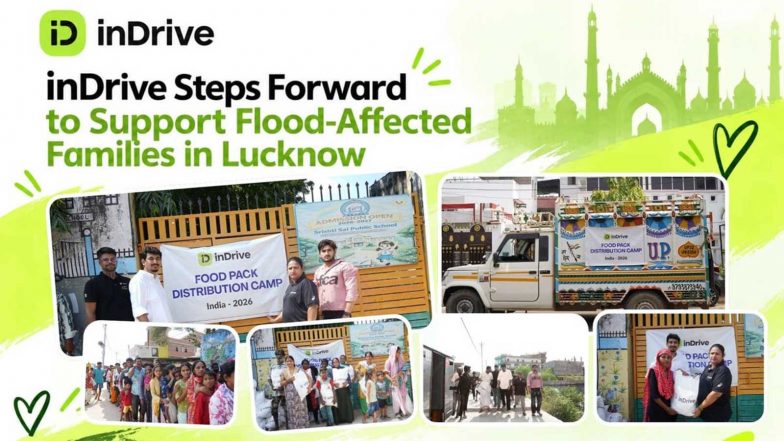 Business News | InDrive Steps Forward to Support Flood-Affected Families in Lucknow