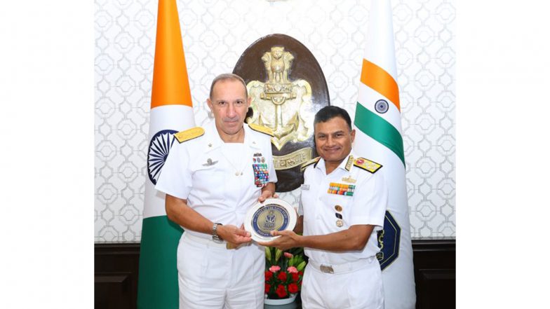 World News | India, Italy Discuss Institutionalising Naval Engagements, Deepening Operational Cooperation