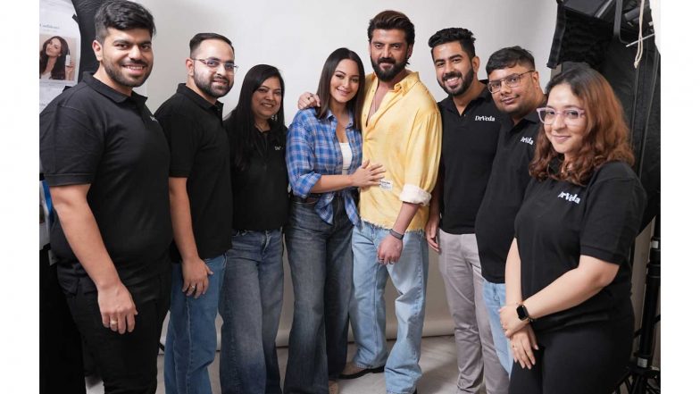 Business News | Sonakshi Sinha and Zaheer Iqbal Join DrVeda as Brand Campaign Faces for Skincare and Haircare Portfolio