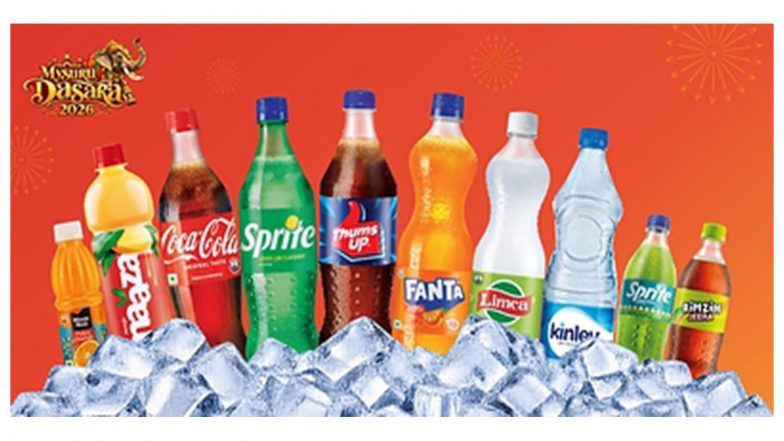 Business News | From the Vibrant Aahara Mela to On-ground Experiences, Coca-Cola's Beverage Portfolio Adds to the Spirit of Mysuru Dasara