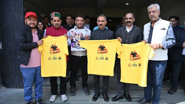 Sports News | Himachal CM Sukhvinder Singh Sukhu Launches Manali Marathon T-shirt