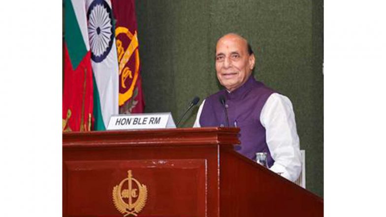 India News | Rajnath Singh Urges Army Commanders to Prepare for Future Challenges, Stresses 20-30-year Strategic Vision