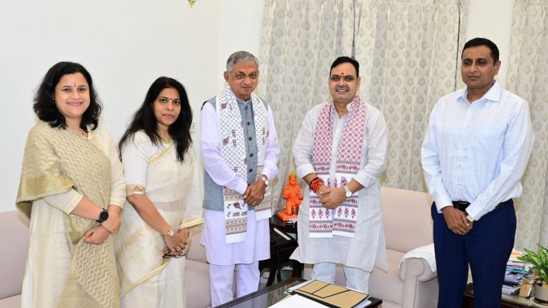 India News | Gujarat Minister Invites Rajasthan CM, Deputy CM to Vibrant Gujarat Global Summit 2027