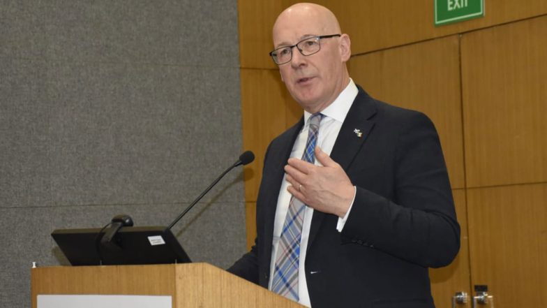 India News | Scotland’s First Minister John Swinney Visits Gujarat Biotechnology University in Gandhinagar