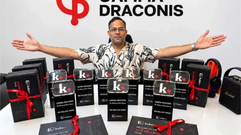 Business News | Praveen Kumar Kuril’s “Gamma Draconis” Receives Kuku TV’s 100 Million and 150 Million Recognition