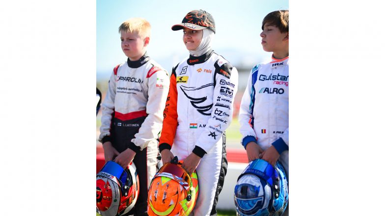 Sports News | Indian Racer Atiqa Mir Shines on FIA Karting World Cup Debut with Top-five Heat Finish