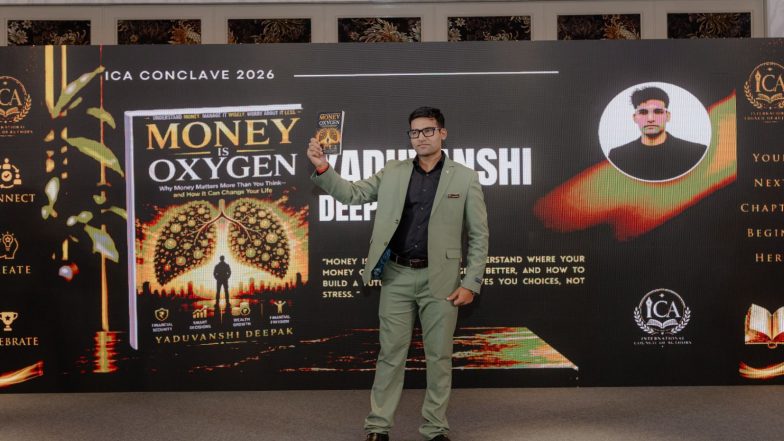 Business News | Yaduvanshi Deepak Launched Money Is Oxygen at ICA Conclave 2026