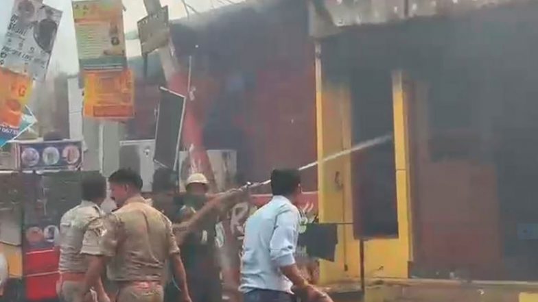 India News | Fire Breaks out in Noida's Sector 126, Firefighting Operations Underway