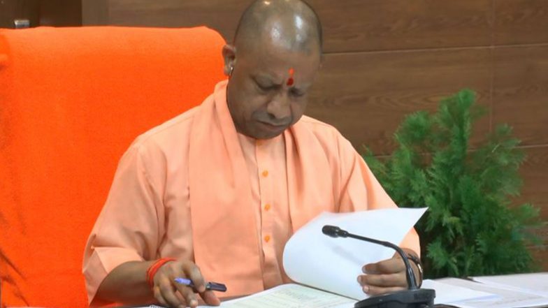 India News | Yogi Adityanath Reviews UP PET Exam Preparations, Inspects Namo Ghat Ahead of PM Modi's Visit for Air Show