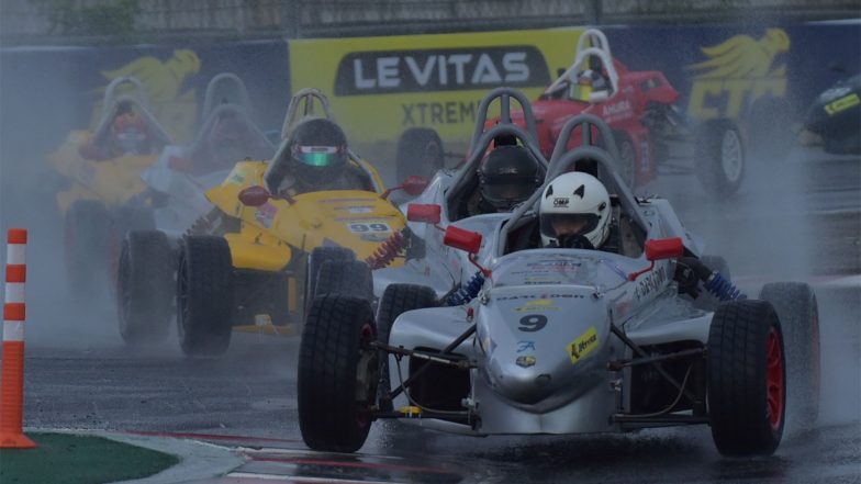 Sports News | Rain, Red Flags and Razor-thin Finishes Light Up Opening Day of CTR-JK Tyre FMSCI Indian National Car Racing Championship 2026