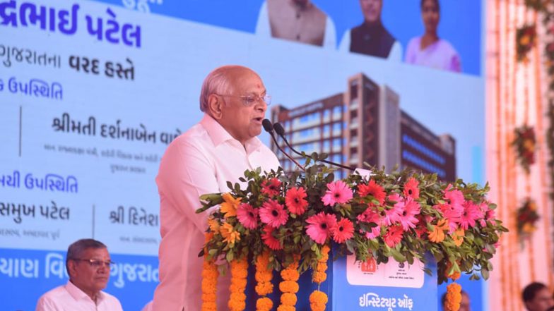 India News | Gujarat CM Bhupendra Patel Dedicates Healthcare Projects Worth over Rs 500 Crore