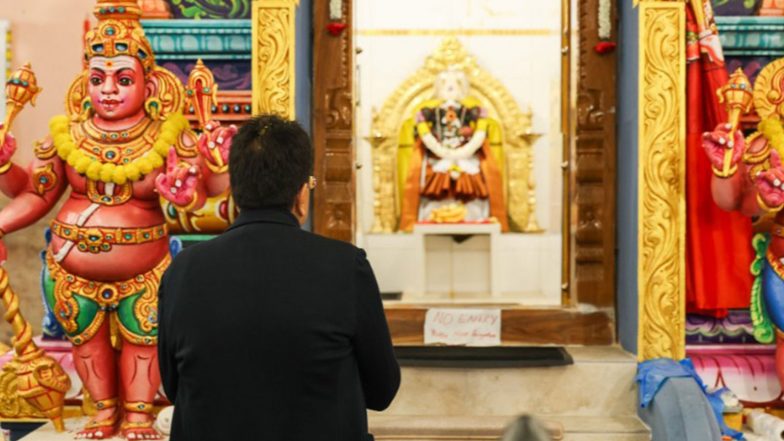 World News | Piyush Goyal Visits Sri Ganesha Hindu Temple in Berlin, Calls It 'spiritually Enriching' Experience