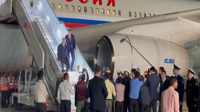 World News | Russia's Parliamentary Speaker Vyacheslav Volodin Arrives in New Delhi for 12th BRICS Parliamentary Forum