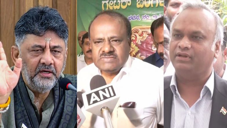 India News | Karnataka CM DK Shivakumar, Priyank Kharge Conspiring to Frame Me in Sting Case: HD Kumaraswamy