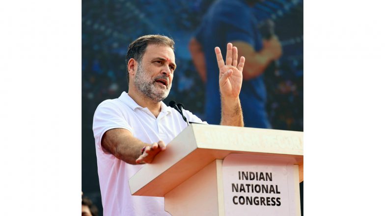 India News | Rahul Gandhi Calls for November 1 ‘Save the Vote, Save the Country’ Rally at Delhi’s Ramlila Maidan