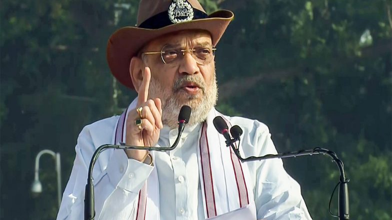 India News | Amit Shah Hails ‘Operation Trident’ Against International Drug Cartel; 18 Arrested, over Rs 100 Crore Worth Hawala Transactions Revealed Across Northeast