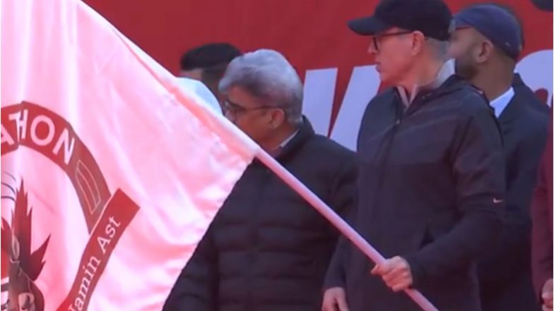 Sports News | J-K CM Omar Abdullah Flags off 3rd Edition of Kashmir Marathon in Srinagar