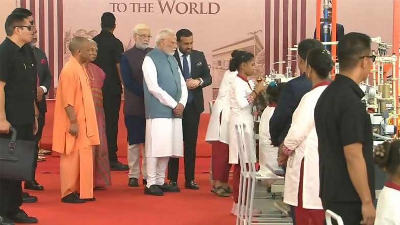 India News | PM Modi Inaugurates Arvind Limited’s Garment Manufacturing Facility in Varanasi