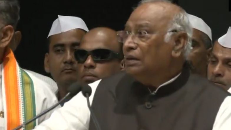 India News | “Modi Ka Baap Bhi Jayega”: Kharge’s Remark Triggers Ruckus at Patna Event