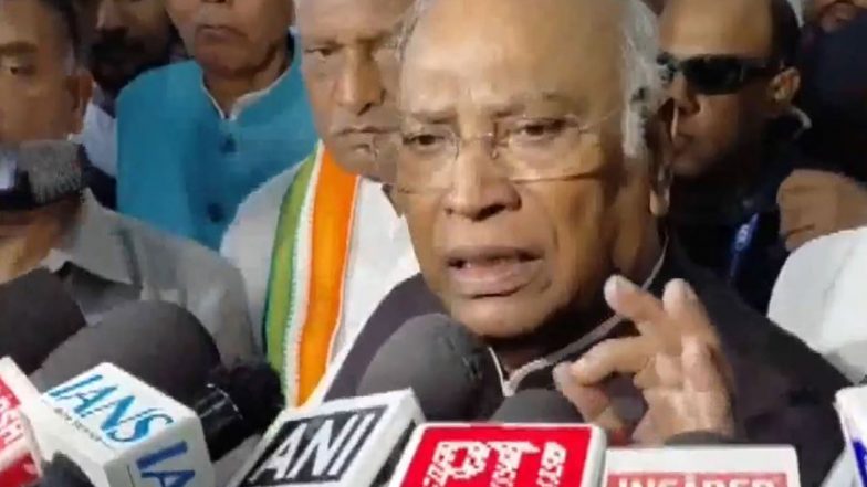 India News | Congress President Kharge Attacks HM Amit Shah, Says He is Msileading People