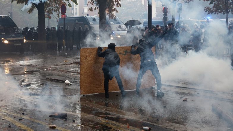 World News | Over 1,300 Arrested in France During Second Weekend of Cost-of-living Protests as Widespread Unrest Sweeps Europe