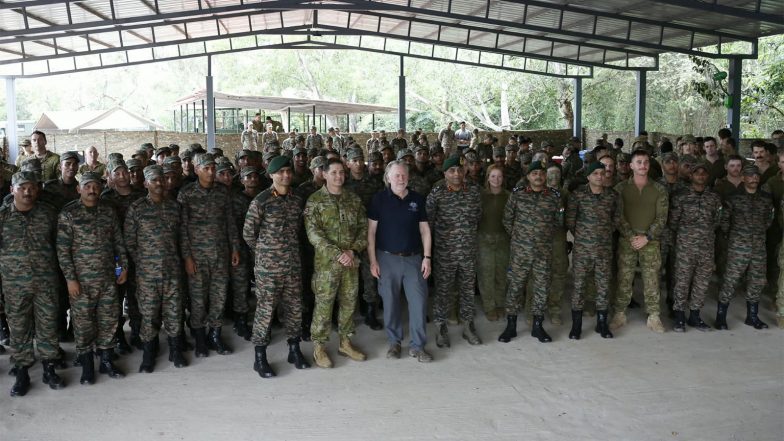 World News | Australian High Commissioner to India Philip Green Visits Joint Military Exercise AUSTRAHIND 2026
