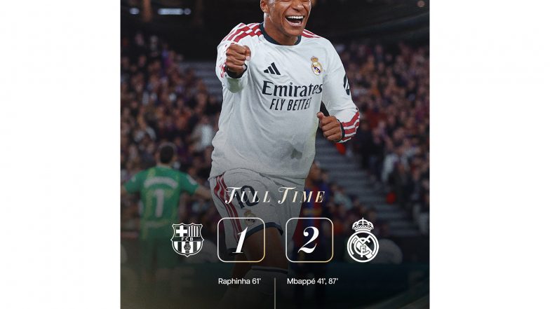 Sports News | Late Mbappe Winner Helps Real Madrid Edge Past Barcelona 2-1