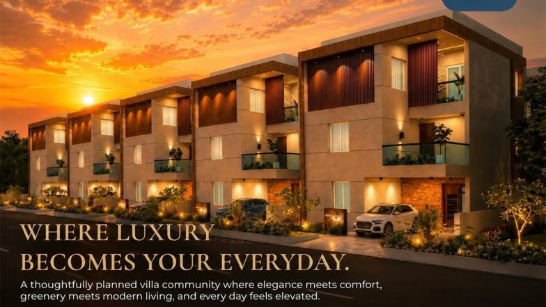 Business News | Sri Jagathswapna Infra Projects Launches Sparkle Haven, a Premium 4BHK with Home Theatre Triplex Villa Community in East Hyderabad