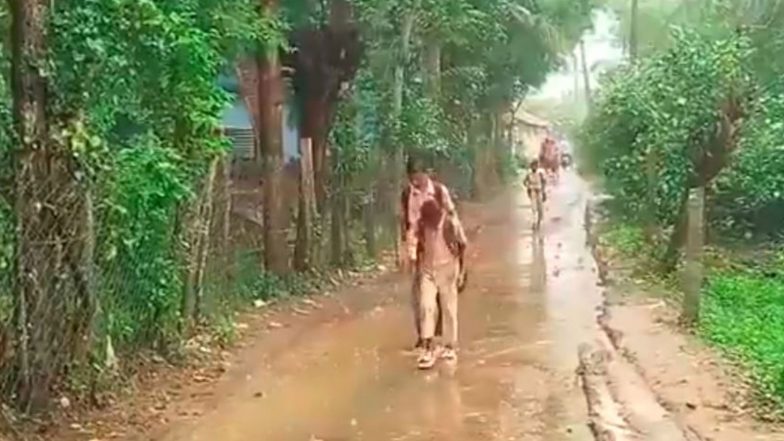 India News | Heavy Rain Lashes Tamil Nadu’s Thiruvarur; Schools Remain Open Despite IMD Alert, Parents Demand Holiday