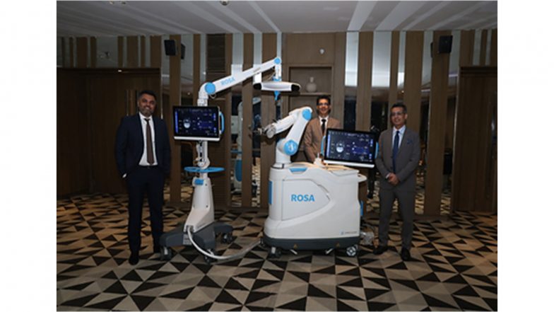 Business News | Zimmer Biomet India Launches ROSA® Knee with OptimiZe™ in India to Advance Personalized Robotic-Assisted Knee Replacement