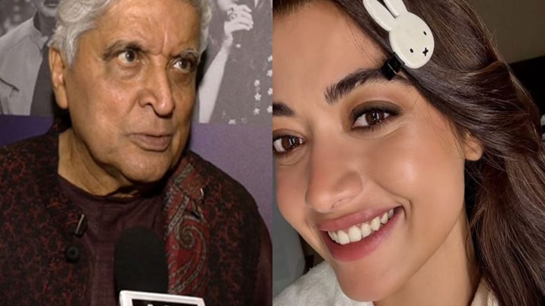 Entertainment News |  Javed Akhtar Defends Rashmika Mandanna over Her Hindi Accent; Calls out “fake and Baseless Linguistic Superiority”