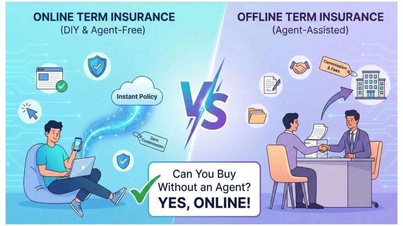 Business News | Online or Offline Term Insurance: Which Buying Method Suits You Best?