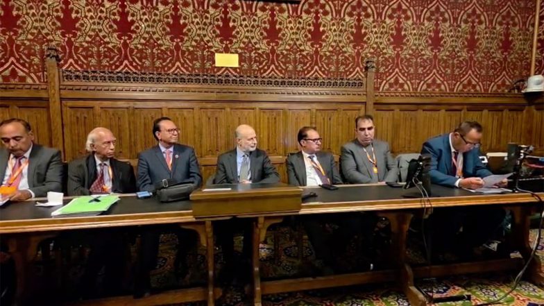 World News | UKPNP Holds Kashmir Conference at British Parliament, Raises Concerns over PoJK Rights Situation