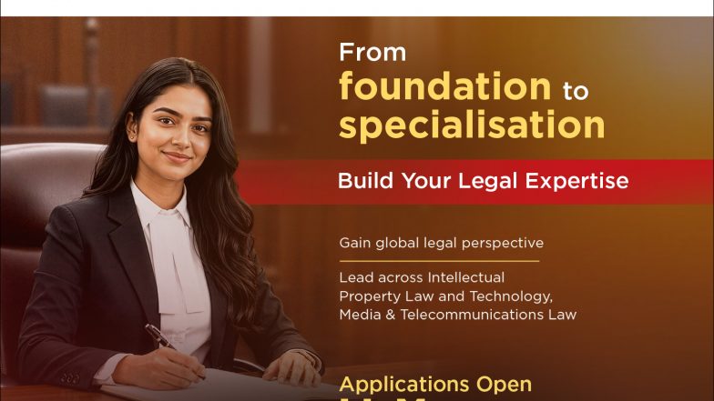 Business News | SLS Pune Invites Applications for the One-Year LL.M. Programme Via AIAT