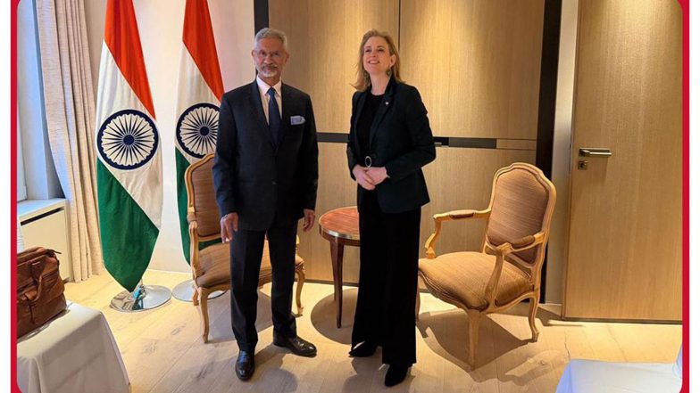 World News | Jaishankar Extends National Day Greetings to His Austrian Counterpart Beate Meinl-Reisinger