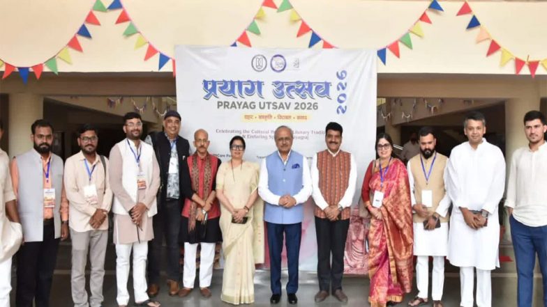 India News | Prayag Utsav 2026 Celebrates Prayagraj’s Cultural, Academic Heritage at JNU; Over 450 Participants Attend