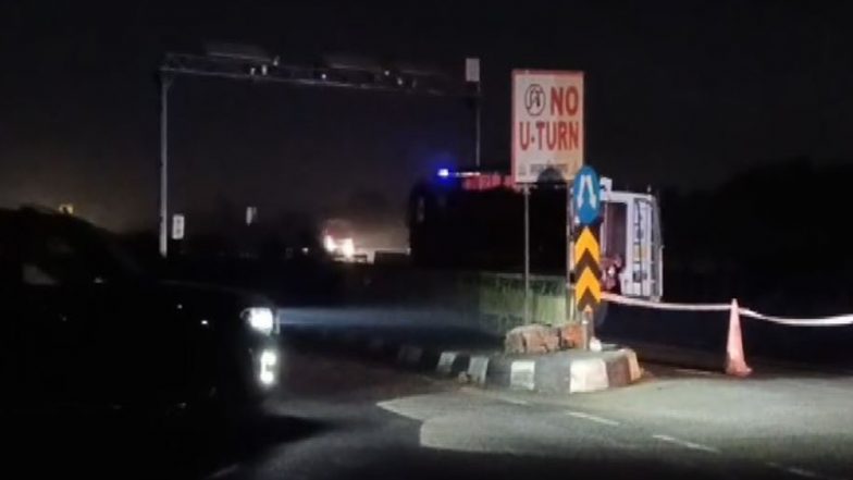 India News | Lucknow: Formalin-laden Truck Overturns on Kisan Path, Situation Under Control; CM Yogi Expresses Concern