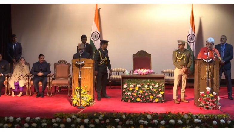 India News | Jammu and Kashmir Cabinet Expansion: 4 National Conference Leaders Sworn in as Ministers