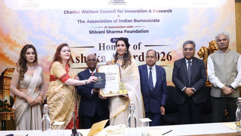 Business News | Honour of Ashoka Award 2026 Recognises Eminent Personalities from Judiciary, Bureaucracy, Cinema and Entertainment at India Habitat Centre