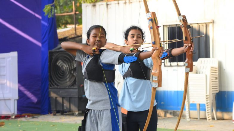 Sports News | ISSO National Archery Championship Concludes in Ahmedabad with Participation from 56 Schools