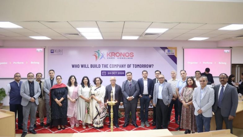 Business News | XLRI Jamshedpur Hosts KRONOS 2026, Exploring 'Who Will Build the Company of Tomorrow?'