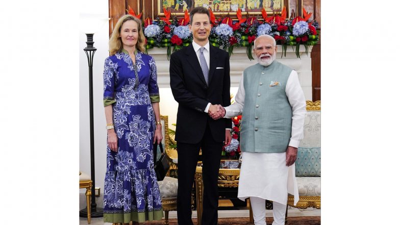 World News | PM Modi and Liechtenstein's Hereditary Prince Alios Hail India–EFTA TEPA, Reaffirm Strategic Ties During Bilateral Talks