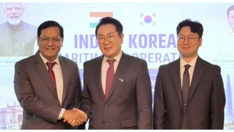 World News | India Widens Its Maritime Partnerships in Busan, from Shipbuilding Supply Chains to Ship Recycling