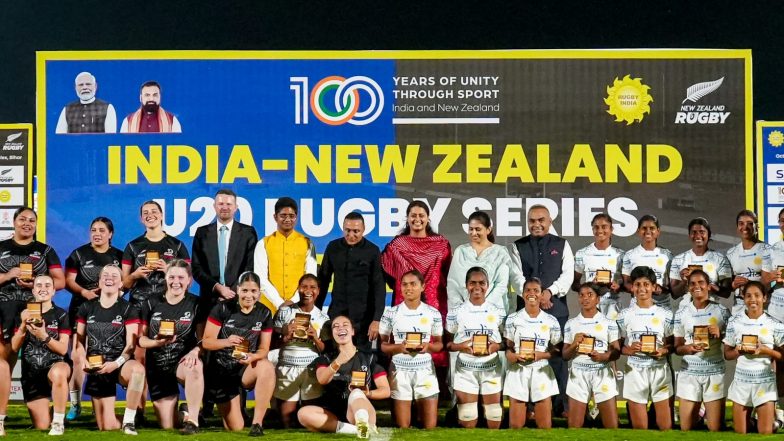 Sports News | Raksha Khadse Highlights Role of India-New Zealand Rugby Series in Advancing Sports Diplomacy and Youth Development