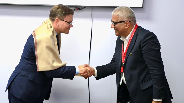 World News | Union Minister Bhupender Yadav Meets His German Counterpart Carsten Schneider; Review Wetland Conservation and Climate Action at CBD COP17